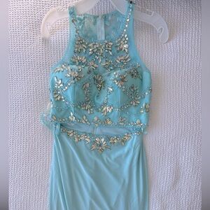Beautiful Beaded 2 Piece Formal Dress